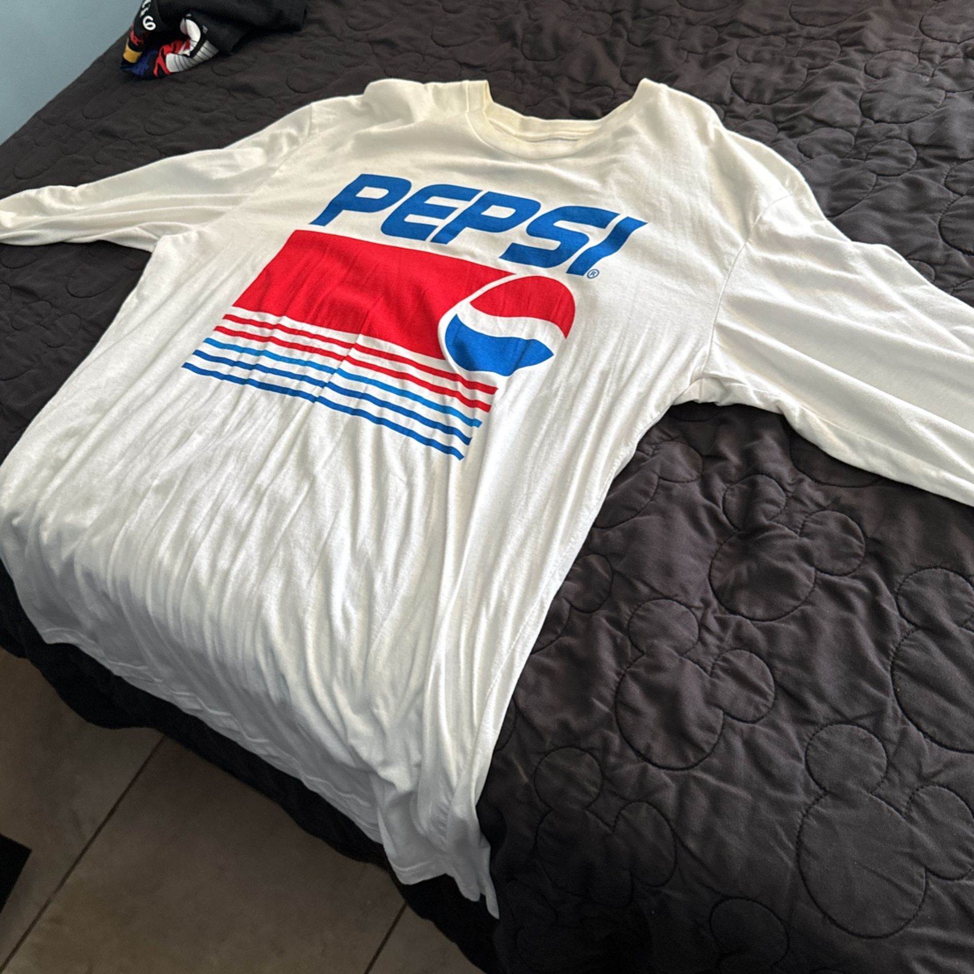 Pepsi Long Sleeve Shirt Xl