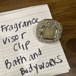 Bath & Body Works Sparkly Rhinestone Car Fragrance Visor Clip