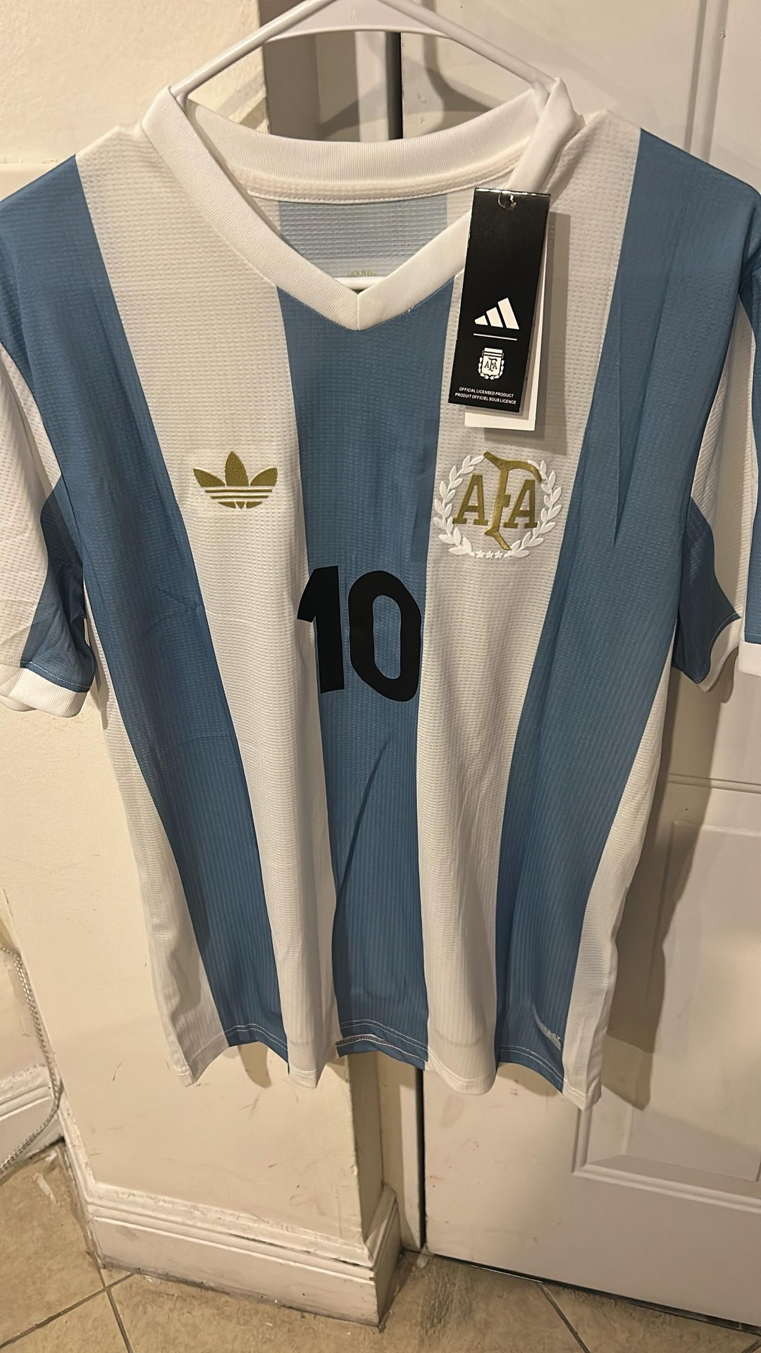 Messi Argentina Centenario 2025 Soccer Jersey