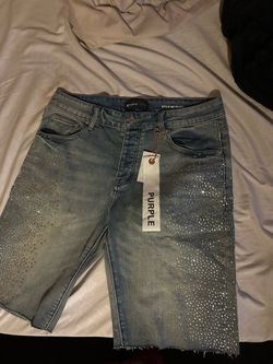 purple brand shorts
