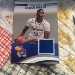 Panini Cheick  Diallo Kansas Basketball 80/99 Patch Card 