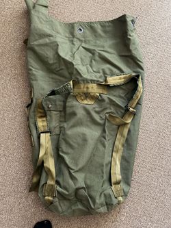 martinez issued Heavyweight Top Load Canvas Duffel Bag