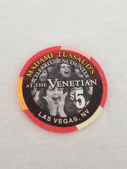 Venetian $5 Chip - Madame Tussaud's