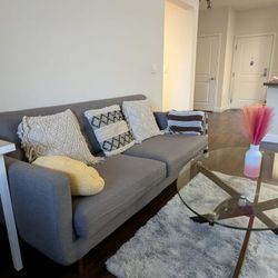 Living Space - Allie Gray Sofa  