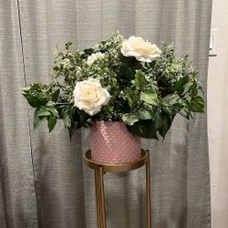 Potted Fake Flowers 