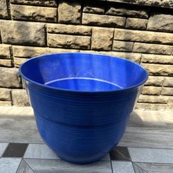 Blue Plant Pot. 