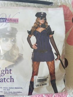 Woman police costume