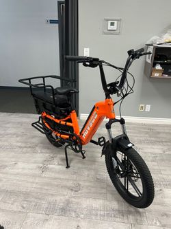 Brand New In Box HOVSCO HovCart Family E-Bike 20" Fat Tire Cargo E-Bike