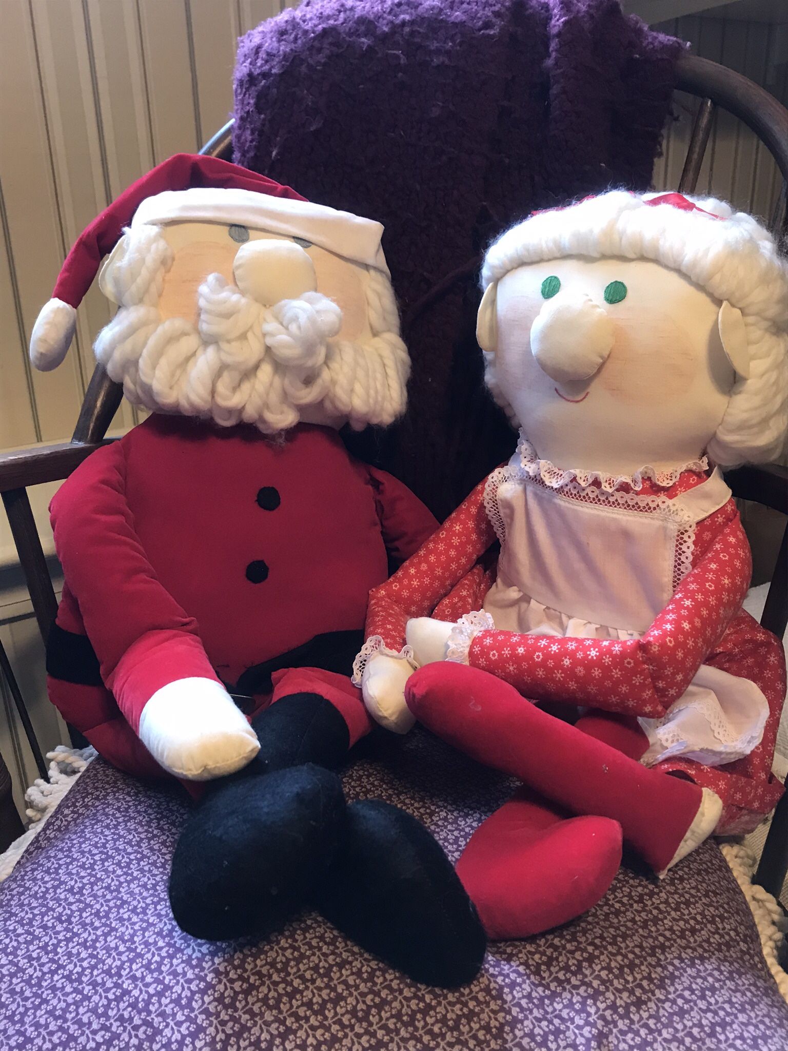 Mr &Mrs Clause Rag Dolls