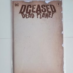 Dceased Dead Planet #1 Blank Cover