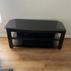 Metal And Glass Entertainment Center