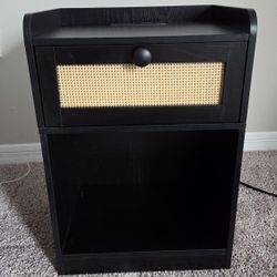 Nightstand with charging station