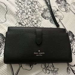 Kate Spade Black Wristlet 