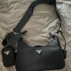Prada Re Edition 2005 Nylon Black Cross Body