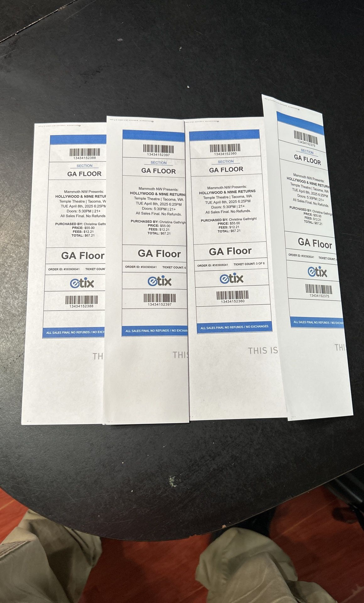 Concert Tickets