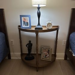 Half moon console table