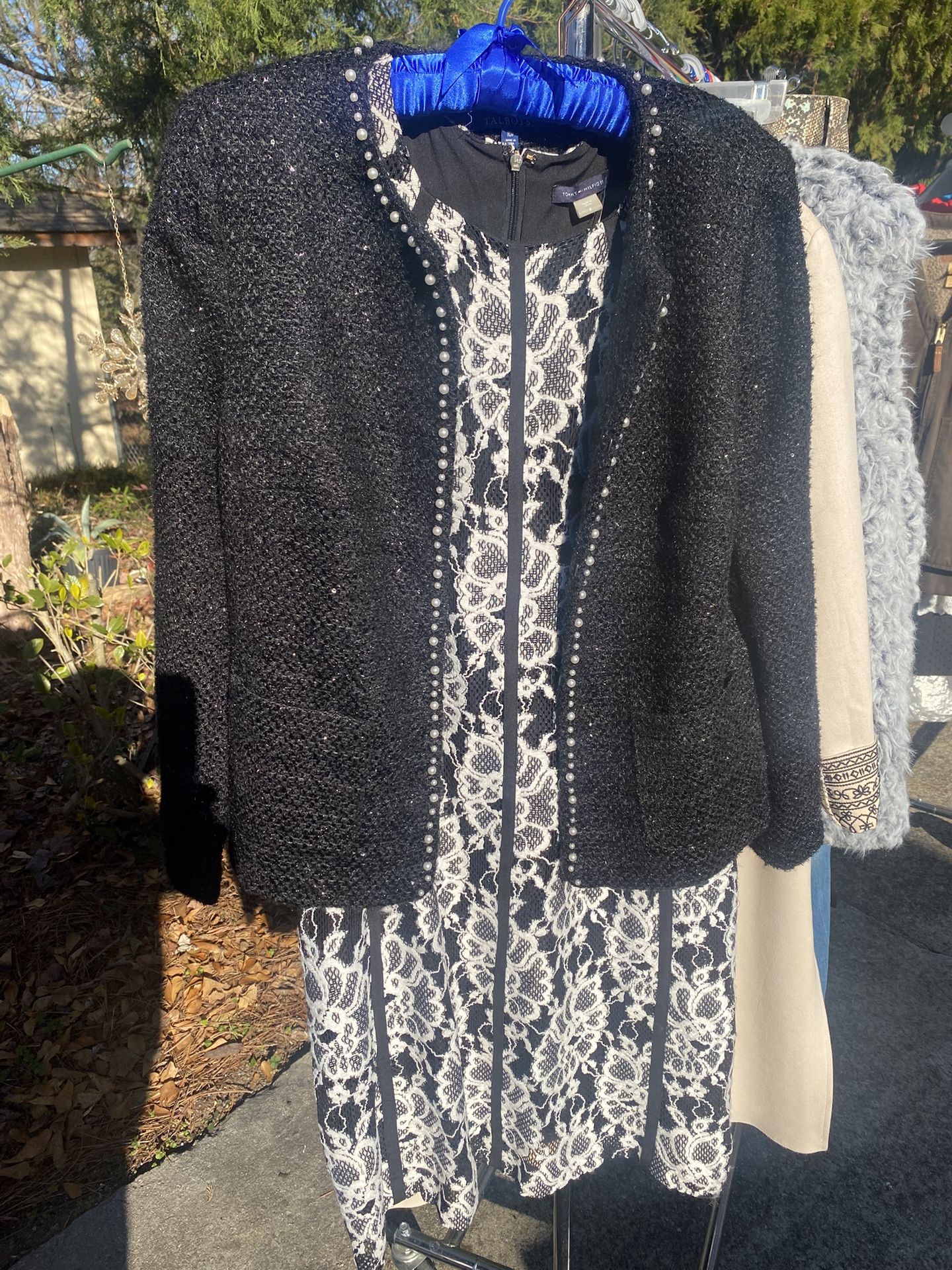Talbots RSVP 10P Sweater & Tommy Hilfiger 8 Dress