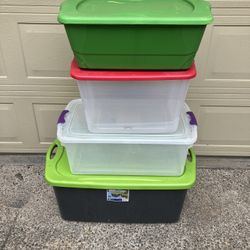Storage Tote Bins
