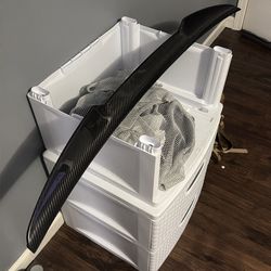 20010-2012 Acura tsx spoiler wing carbon fiber real