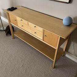 Console Solid Wood Table!