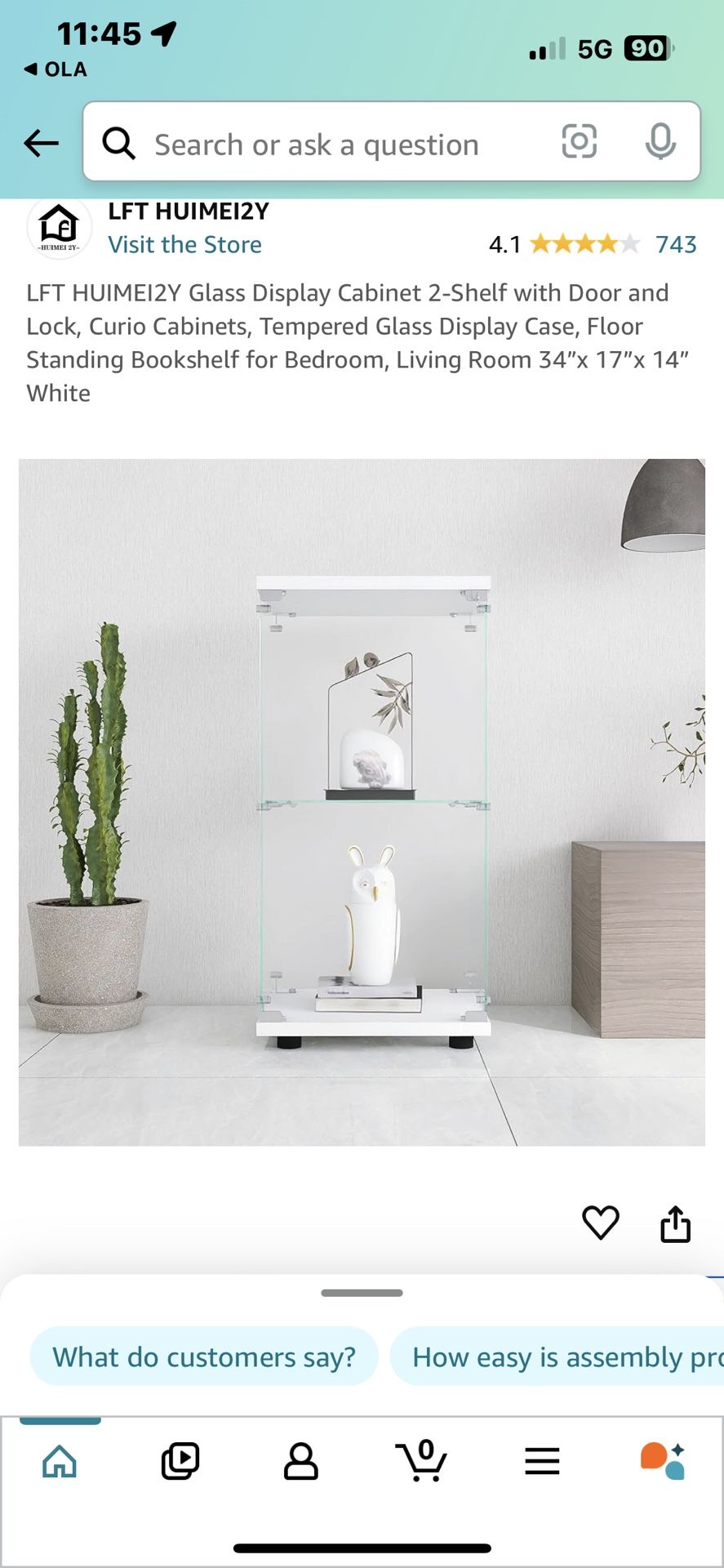 Glass Display Case