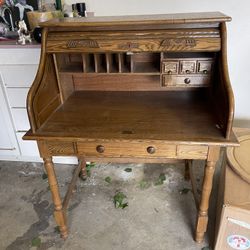 Old Roll Top Desk 
