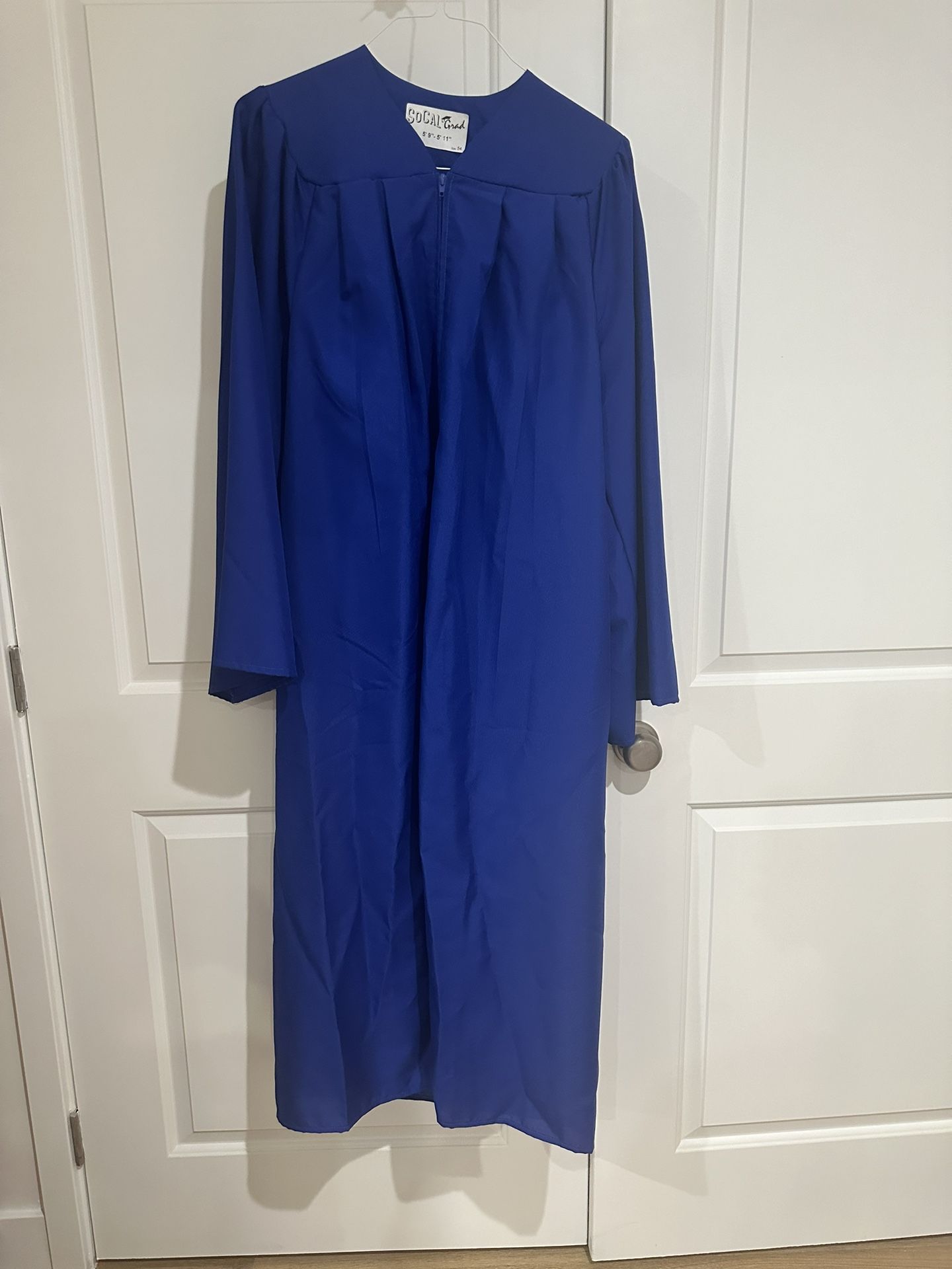 Blue Graduation Gown