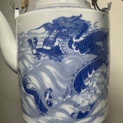 Dragon Koi Large Tea Pot