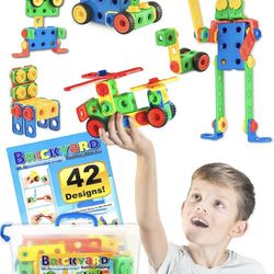 Brickyard Building Blocks STEM Toys 161 pieces