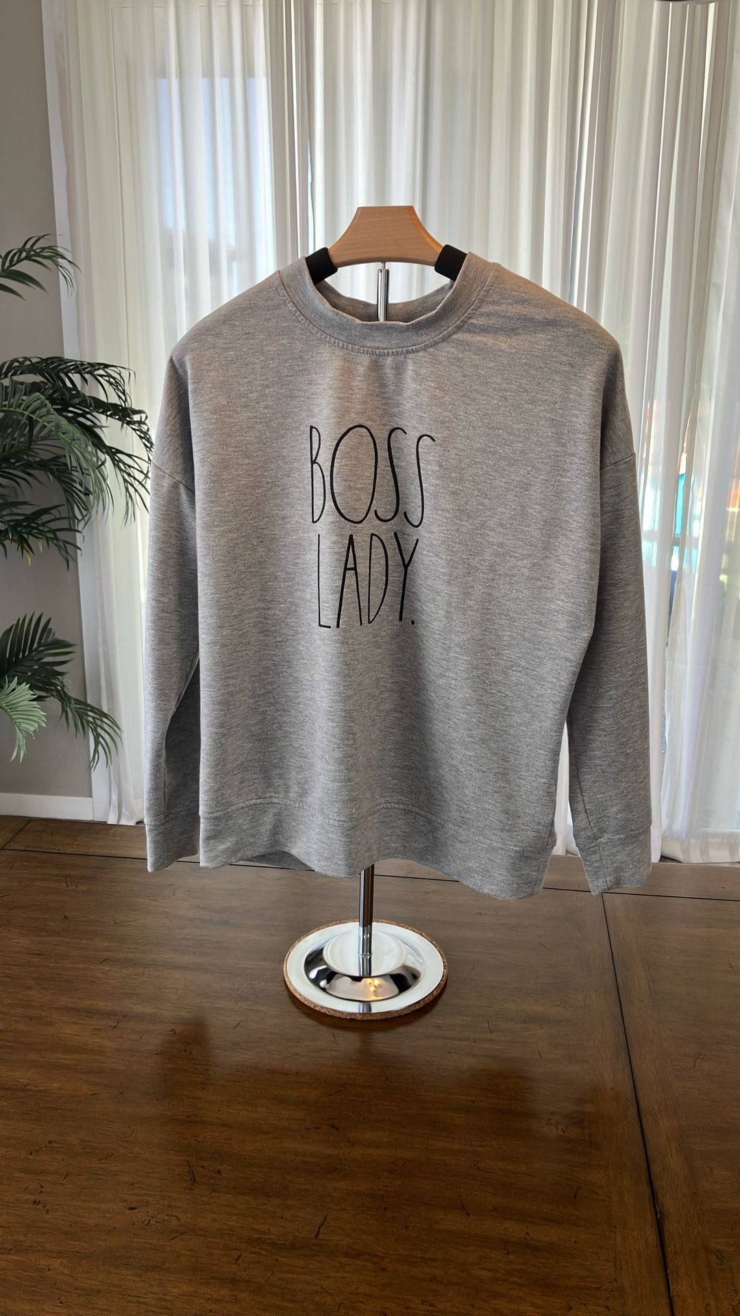 Rae Dunn. Boss Lady Sweatshirt - Ladies XS
