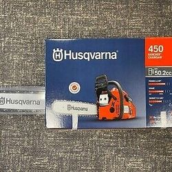Husqvarna 450 II Rancher Gas Chainsaw 20" bar new in box