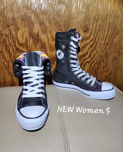 RARE Converse All Star Calf high XHI Women 5 for Sale in Running Springs CA OfferUp