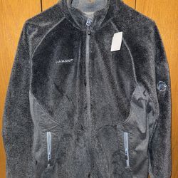 Mammut Women's Plush Fleece Zip Up Jacket Size Large