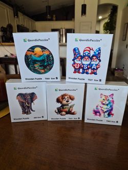 Small Wooden Puzzles