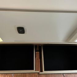 Mirror 2 Drawer Tablr