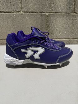 Ringor metal softball cleats with pitching toe womens size 8.5