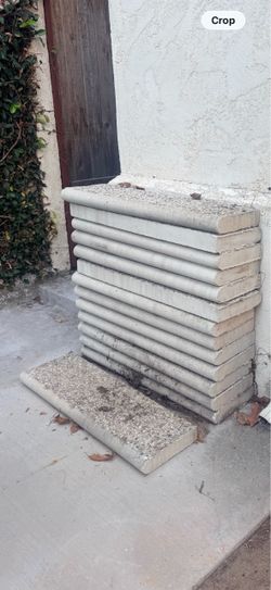 14 Precast Concrete Bullnose Stair Treads / Steps