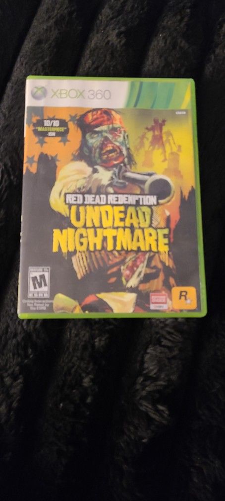 Red Dead Redemption: Undead Nightmare Xbox 360 CASE Only No DISC Poster Included