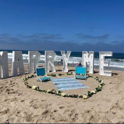 Marquee Letters “Marry Me “ 