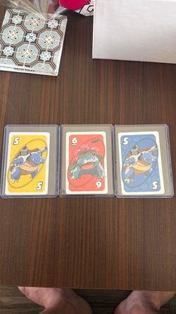 Blastoise & Venasaur 1997 Pokémon Asia UNO Cards NM