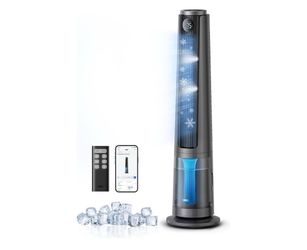 DREO TurboCool Misting Fan 765S, Fans that Blow Cold Air, 10°F Cooling Fan