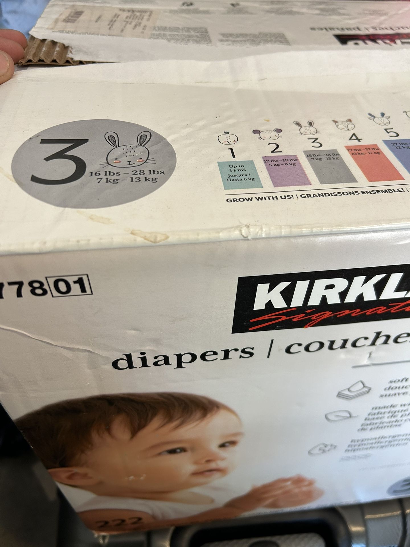 KIRKLAND size 3 Diapers