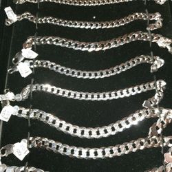 925 Sterling Silver Bracelets 