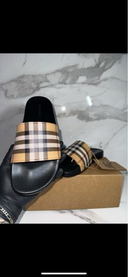Burberry slides
