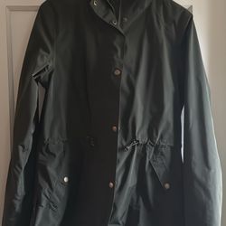 Olive Green Barbour Rain Jacket 