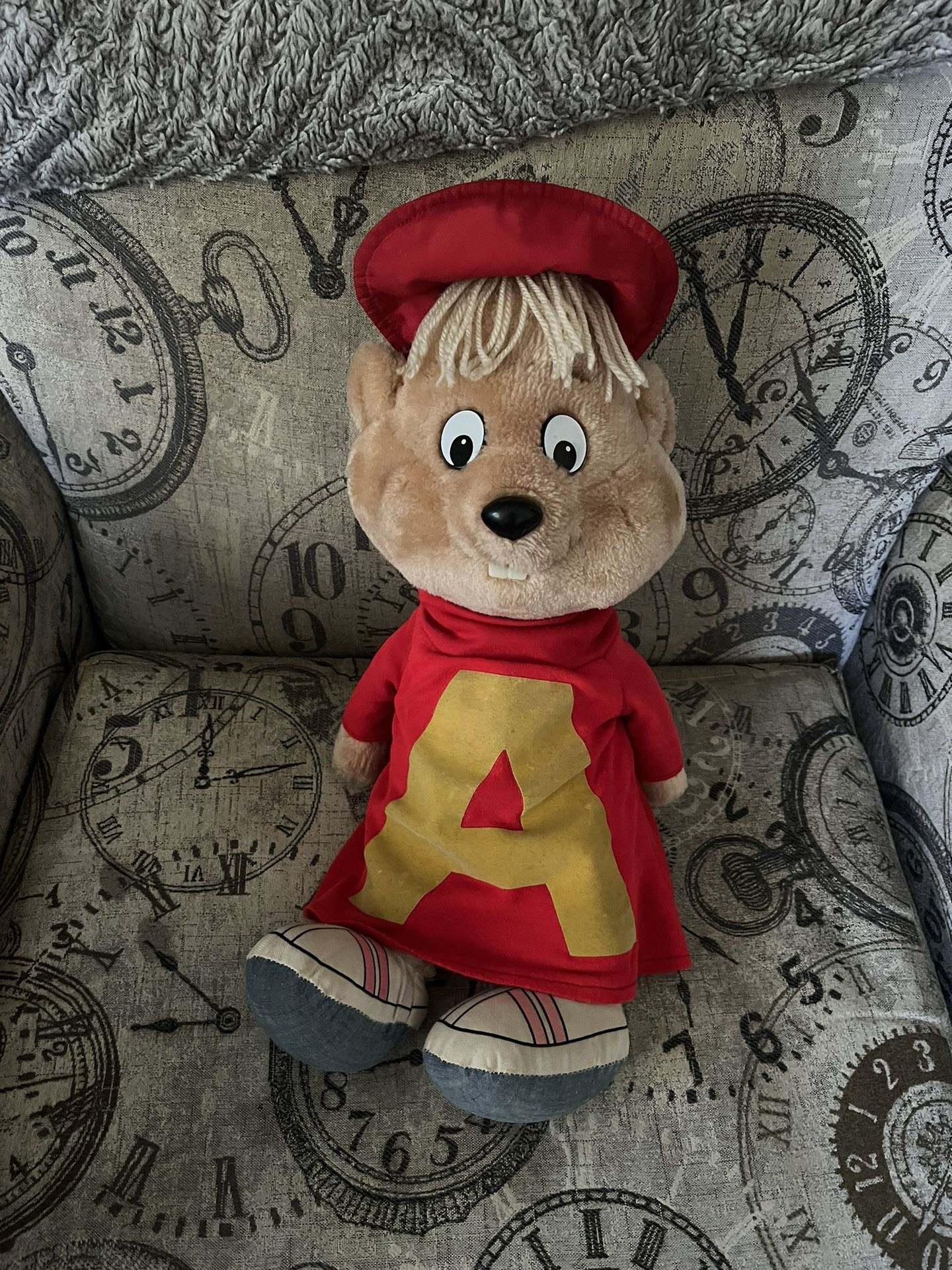 Alvin And The Chipmunks Pulls String Teddy Bear 1983