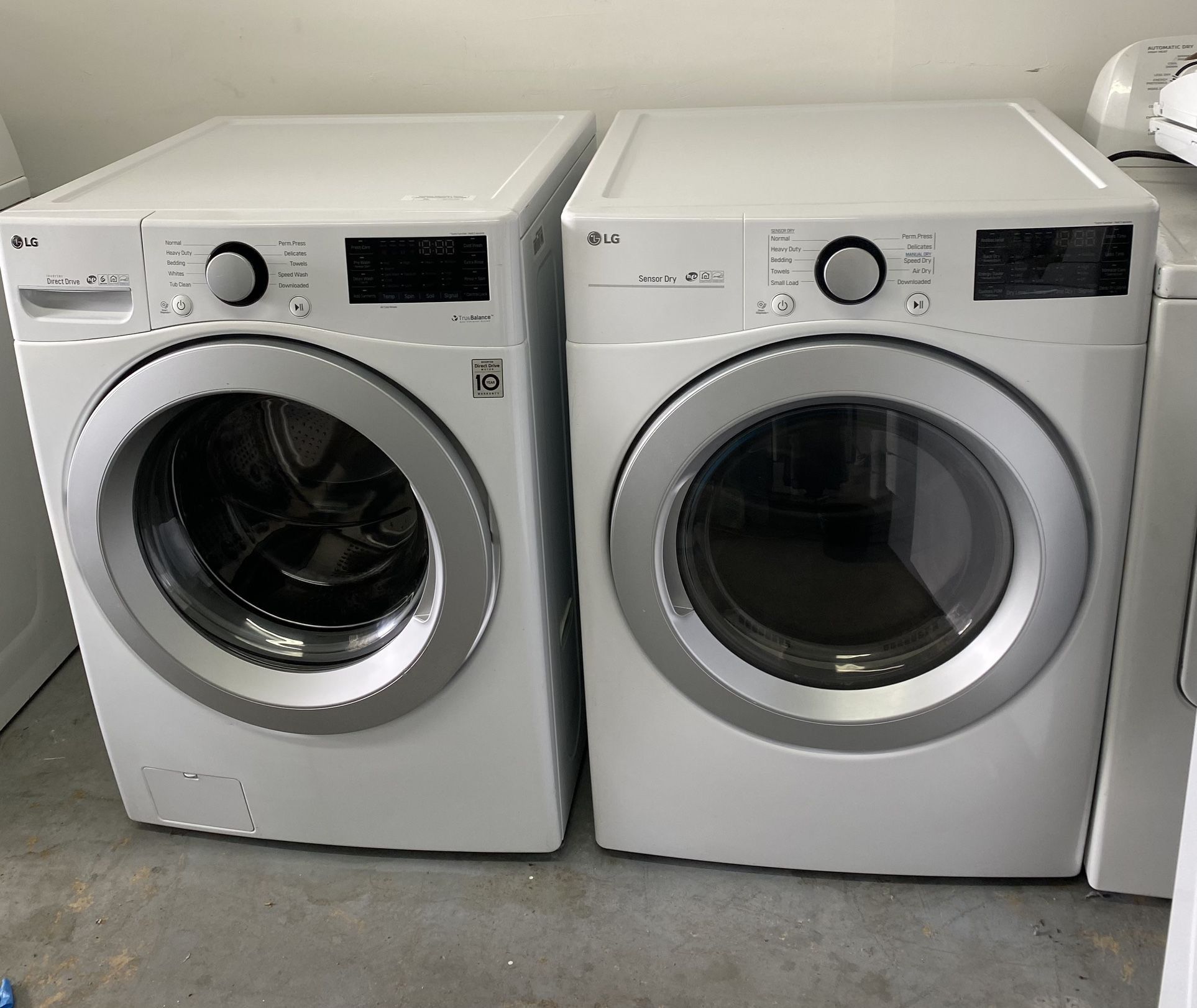 LG Direct Drive Washer & Dryer Set