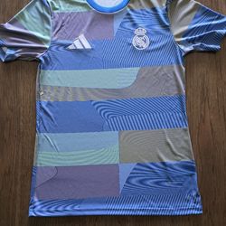 adidas Real Madrid Official Licensed Soccer Jersey Blue Size S
