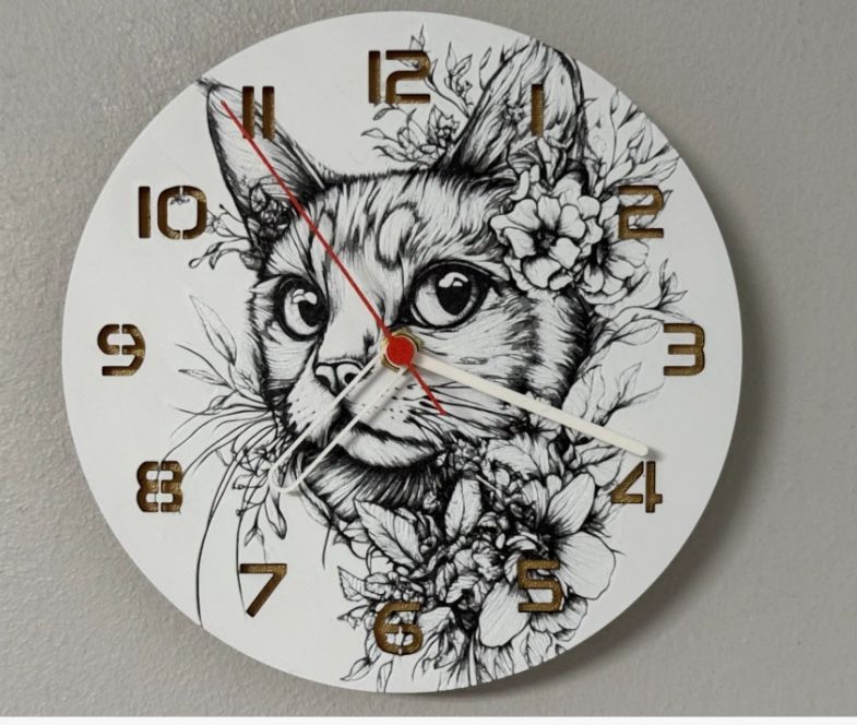 cat clock