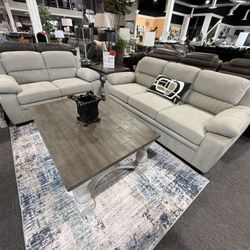 2 PC SOFA AND LOVESEAT 